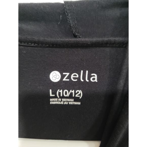Zella Girl's Black Active‎ Wear Lightweight Pullover Hoodie size Large #8 - Picture 4 of 5